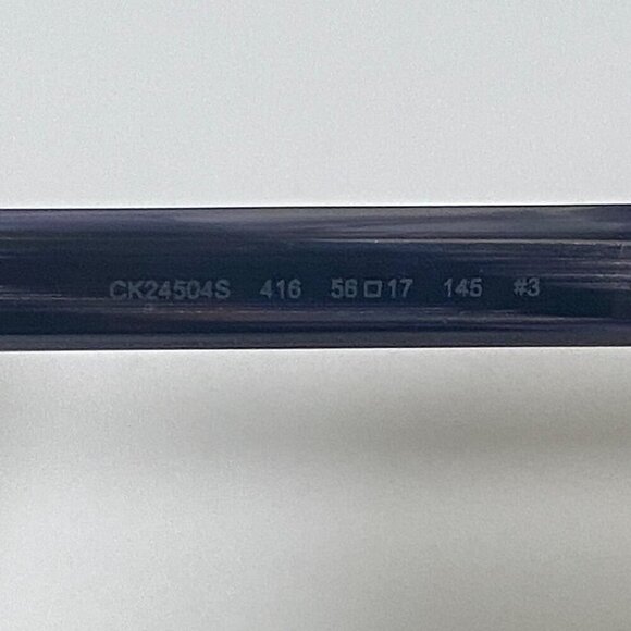 NEW Calvin Klein Modern Aviator Sunglasses in Striped Blue Mens - Picture 5 of 5